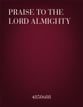 Praise to the Lord the Almighty SATB choral sheet music cover